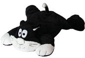 Cat-shaped cushion for the Snugglesafe microwave heat pad