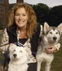 Shauna Lowry and two pooches