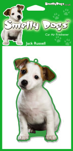Smelly Dogs Jack Russell Puppy - 3 x Car Air Fresheners