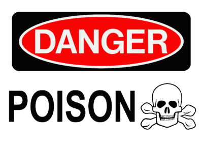 Poison - danger signs