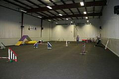 50 x 100ft training area that's air conditioned and heated
